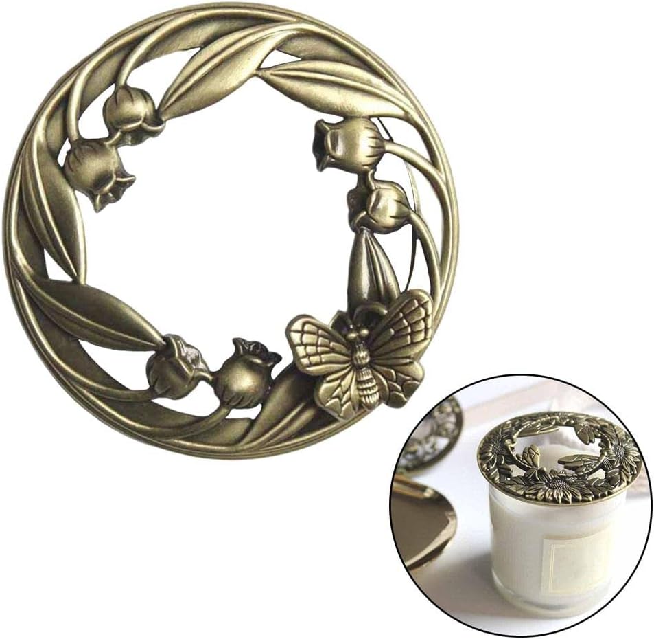 Candle Topper Shade Jar Lid Sleeves for Jar Candles - Butterfly Design