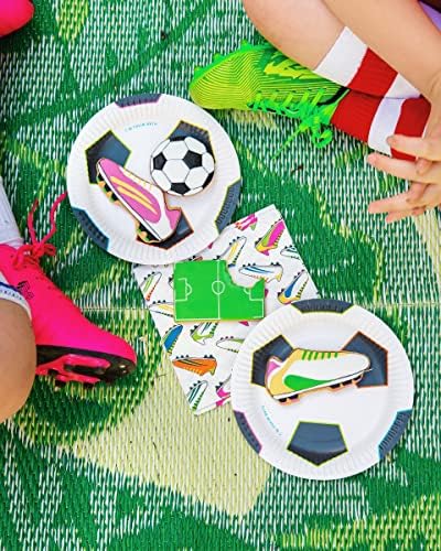 Talking Tables Soccer Plates Pack of 12