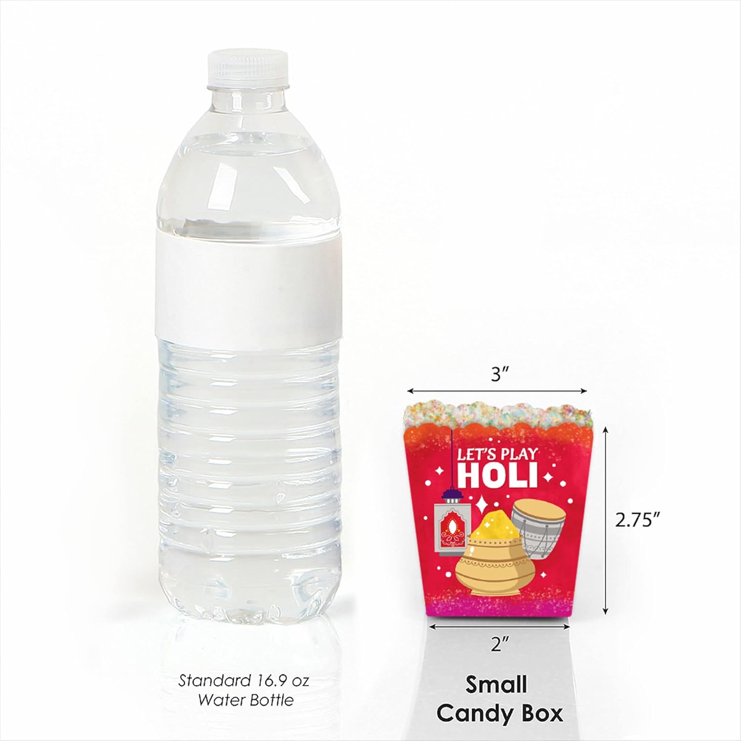 Big Dot of Happiness Holi Hai Party Candy Boxes Set of 12