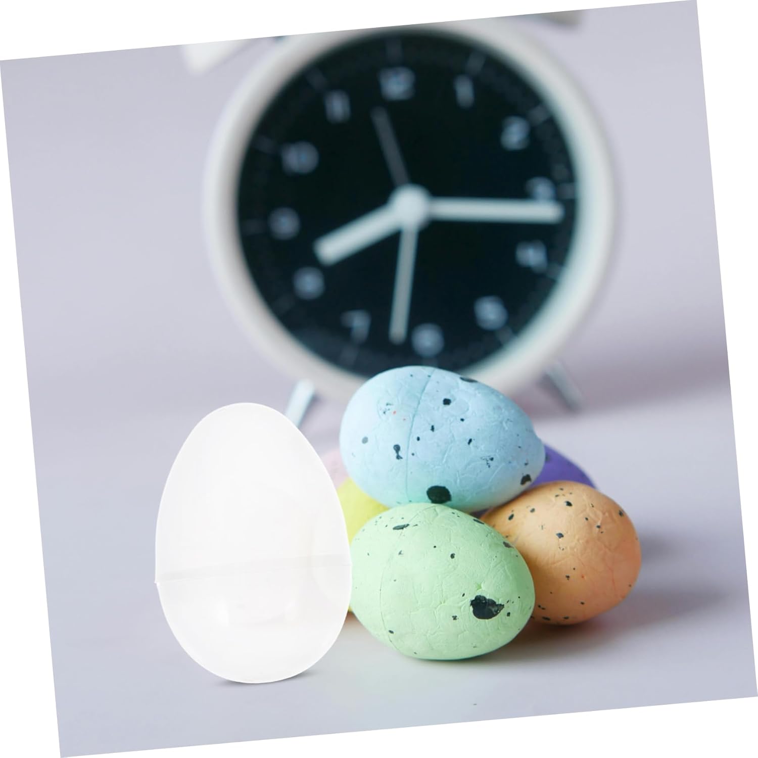 Unomor 6Pc Fillable Easter Egg Set with Openable Shells