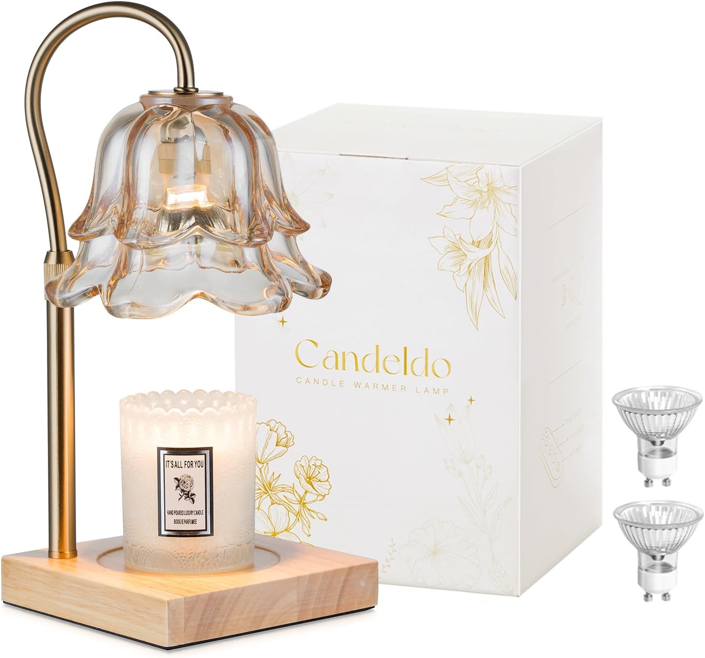 Candle Warmer Lamp with Timer and Dimmer