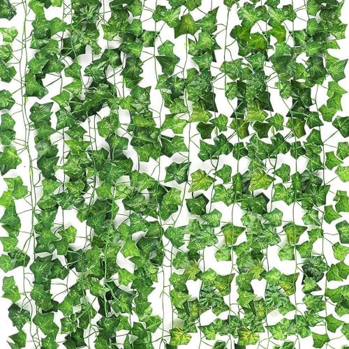CEWOR 14 Pack Artificial Ivy Garland for Wall Decor