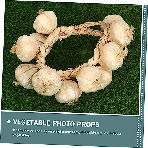 2Pcs Lifelike Artificial Garlic Strings Halloween Decor