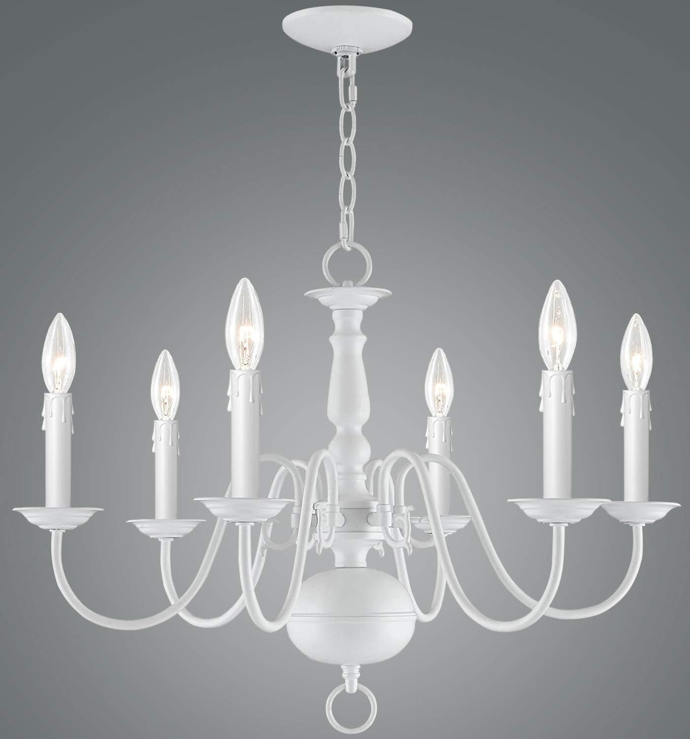 Drip Candle Socket Covers Set of 6 for Chandeliers