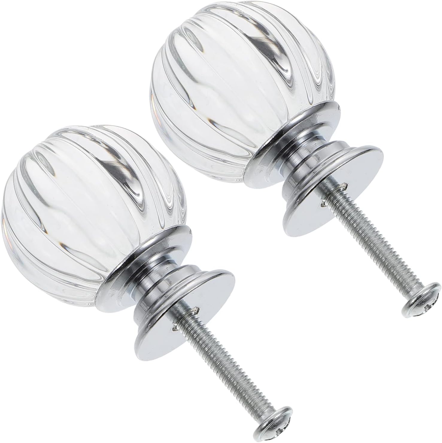 Crystal Curtain Finials Set for Modern Decor