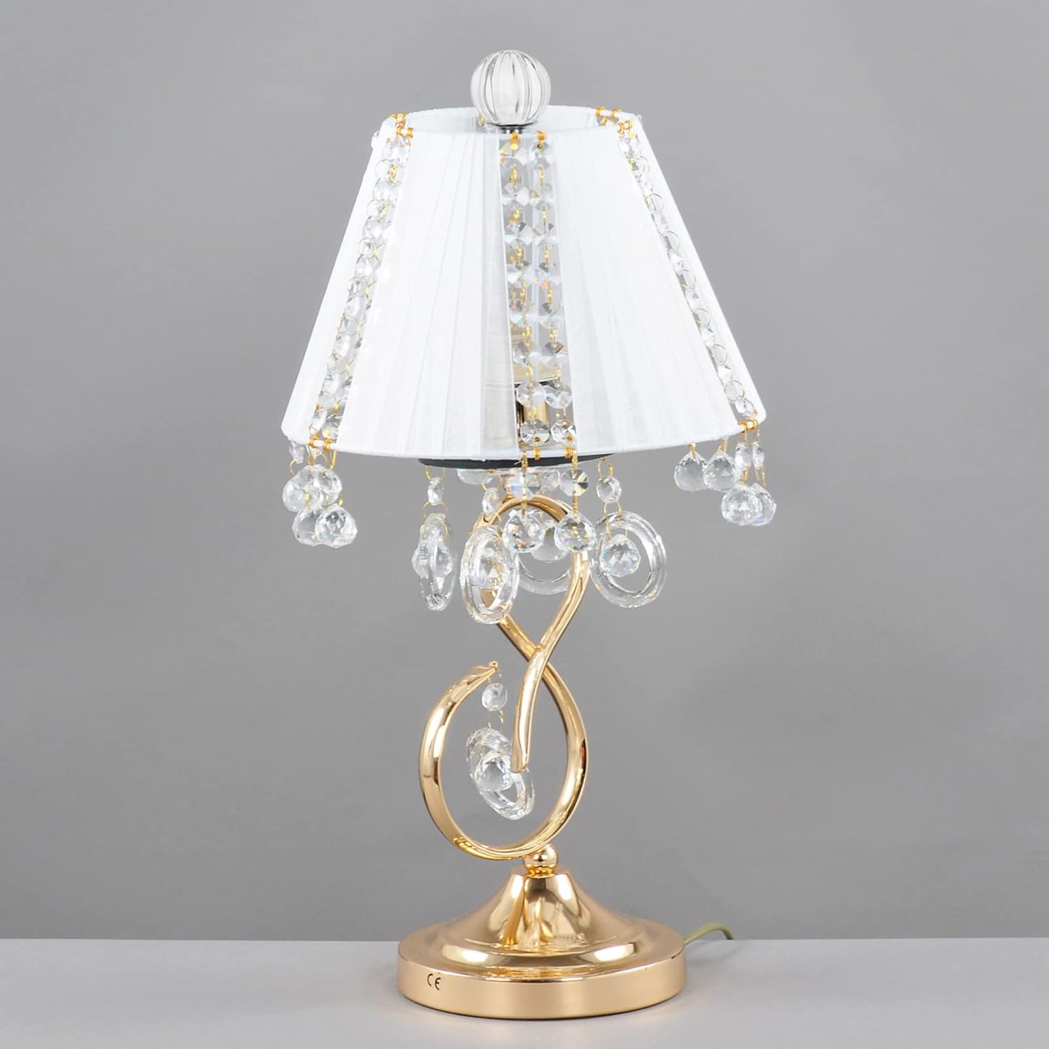 Crystal Curtain Finials Set for Modern Decor