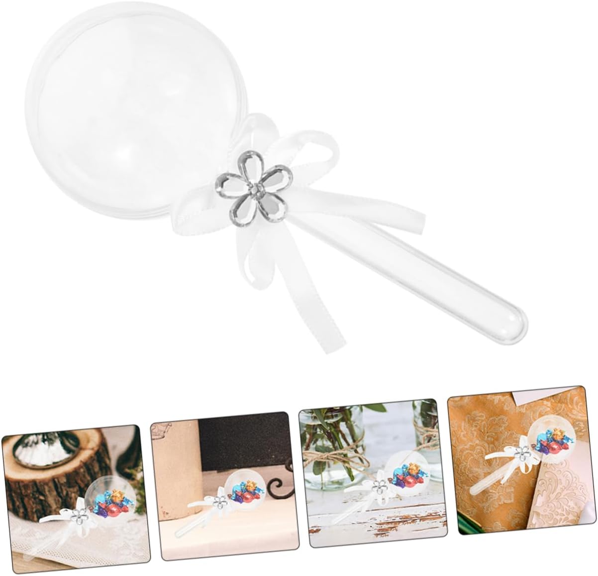 PRETYZOOM 24pcs Transparent Fairy Candy Boxes for Party Favors and Snacks