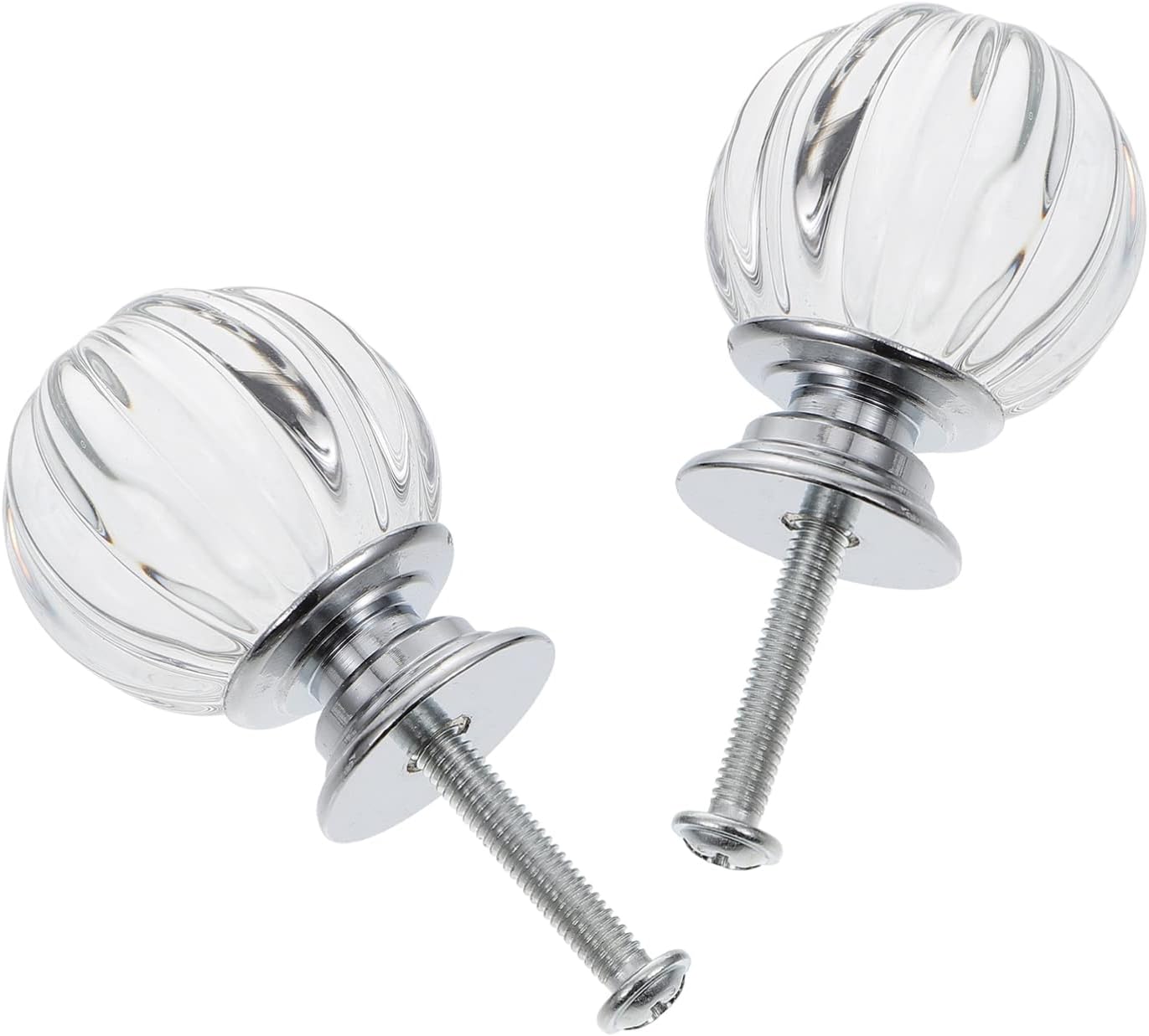 Crystal Curtain Finials Set for Modern Decor