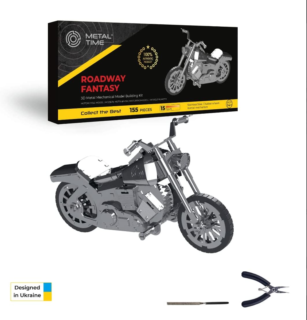 Roadway Fantasy Motorcycle Model 155 Pieces
