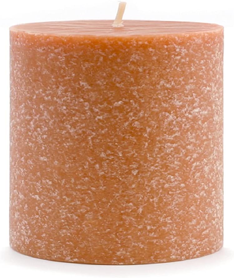 Root Candles 33319 Unscented Timberline Pillar Candle Rust