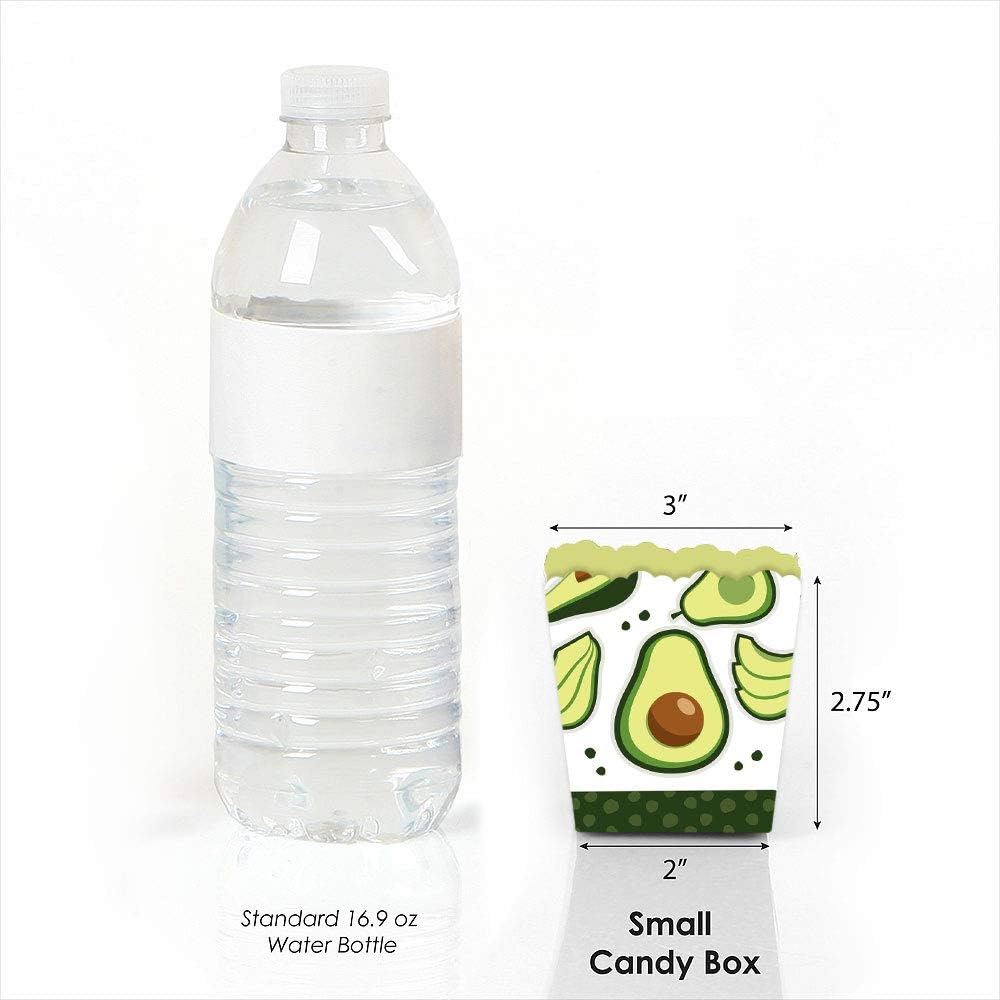 Hello Avocado Mini Candy Favor Boxes Set of 12