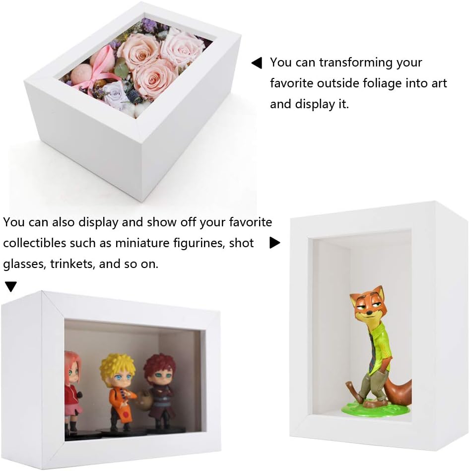 Wanlian 4x6 White Shadow Box Frame
