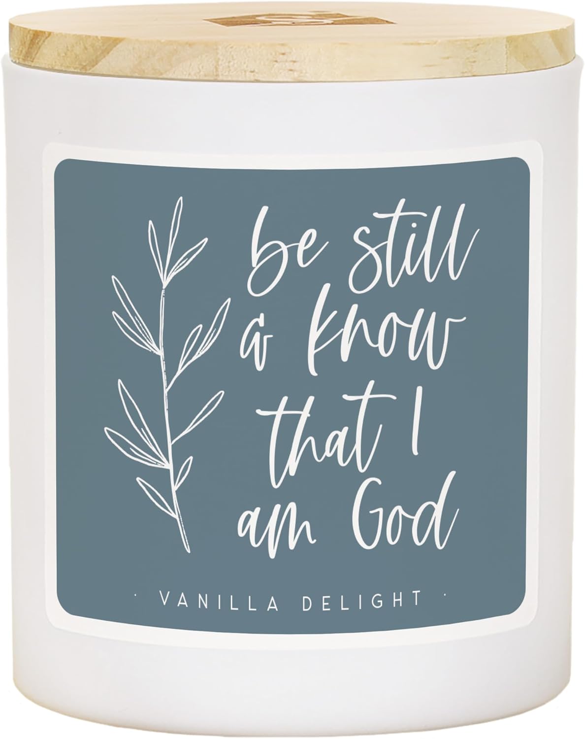 Simply Said Faith Candle Be Still and Know Vanilla 11 oz Jar
