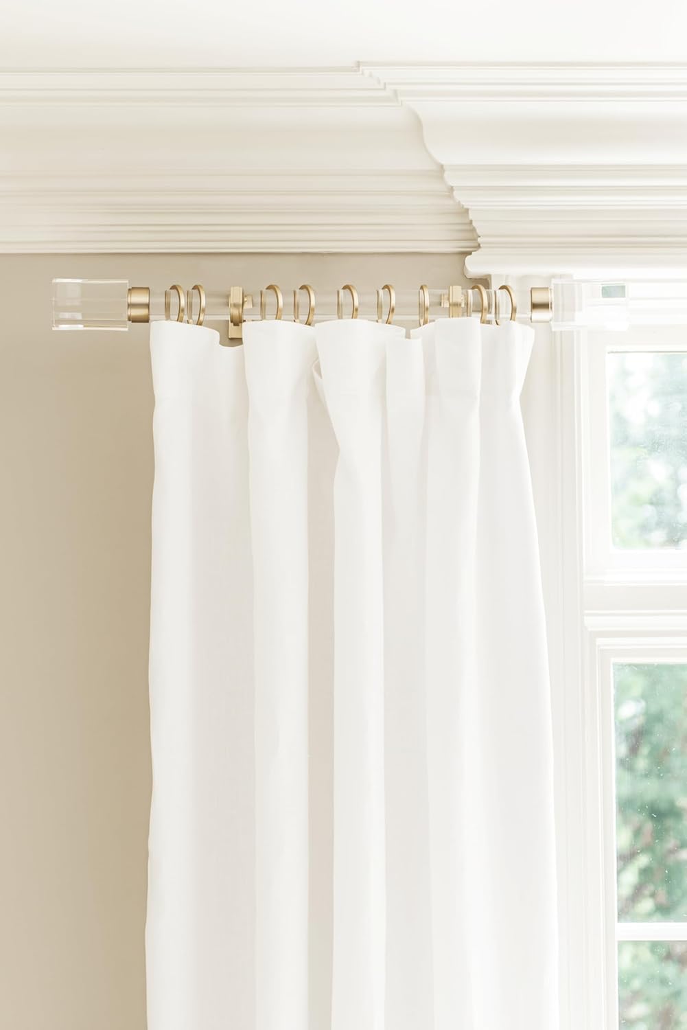 BlastHome Luxury Faceted Pillar Finials Set of Two