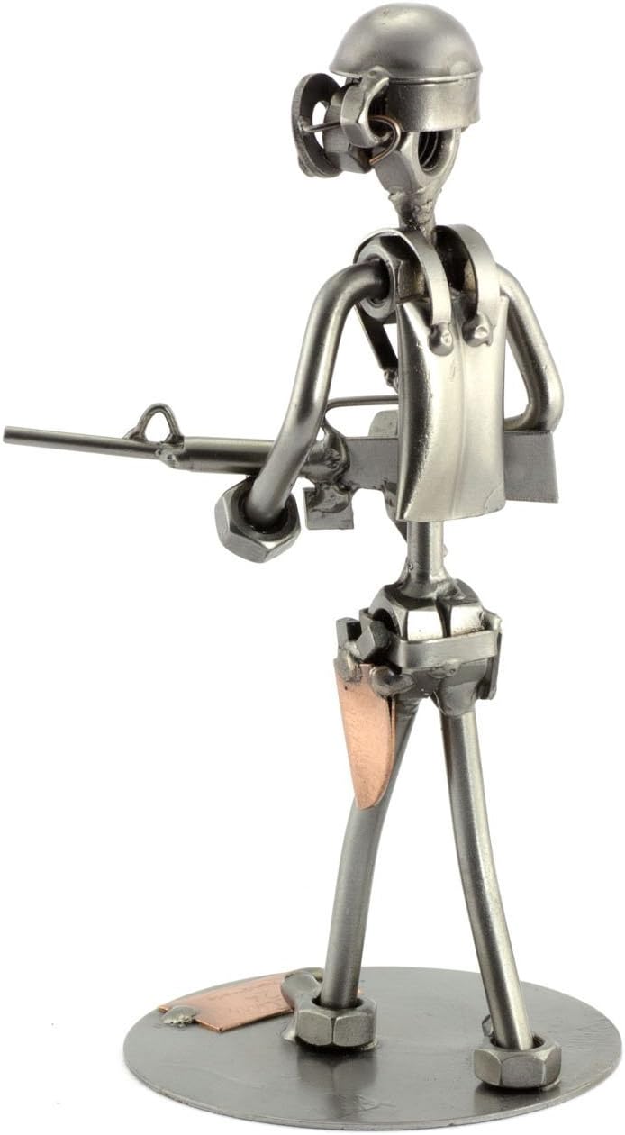 Soldier Steelman24 Nuts Bolts Sculpture Figurine