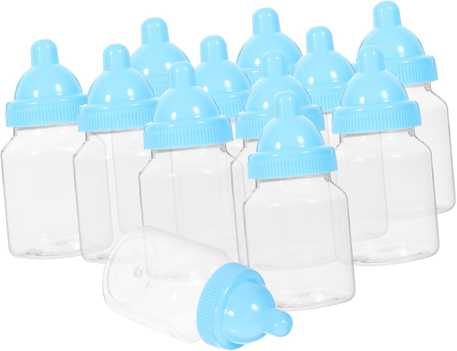 12Pcs Clear Plastic Candy Boxes Wedding Treat Holder for Parties