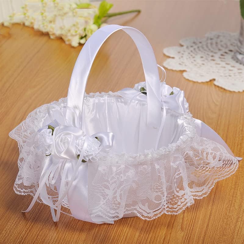 2 PCS Creative Handheld Wedding Flower Baskets for Girls and Kids