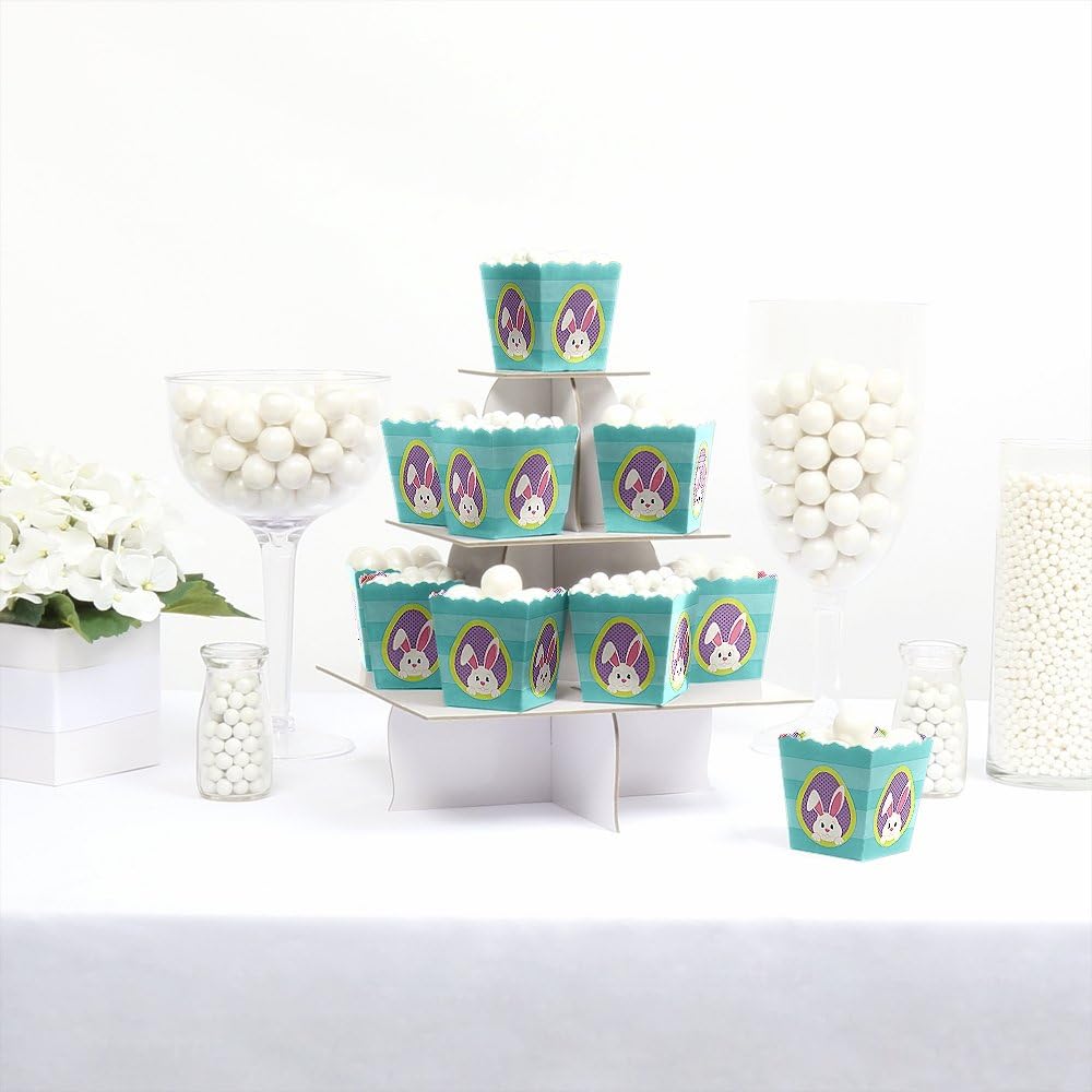 Big Dot of Happiness Hippity Hoppity Party Favor Boxes 12 Pack