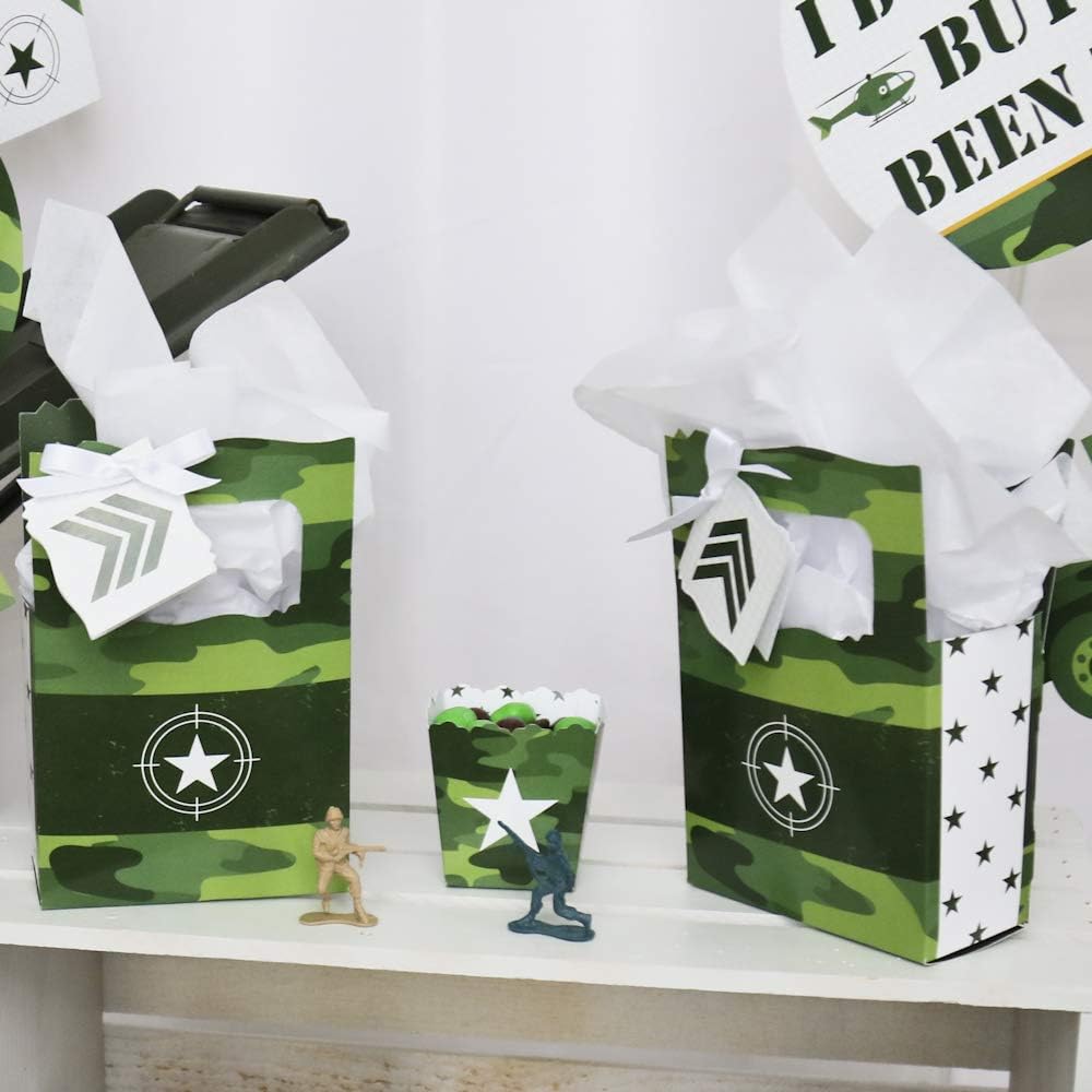 Camo Hero Mini Candy Boxes Set of 12