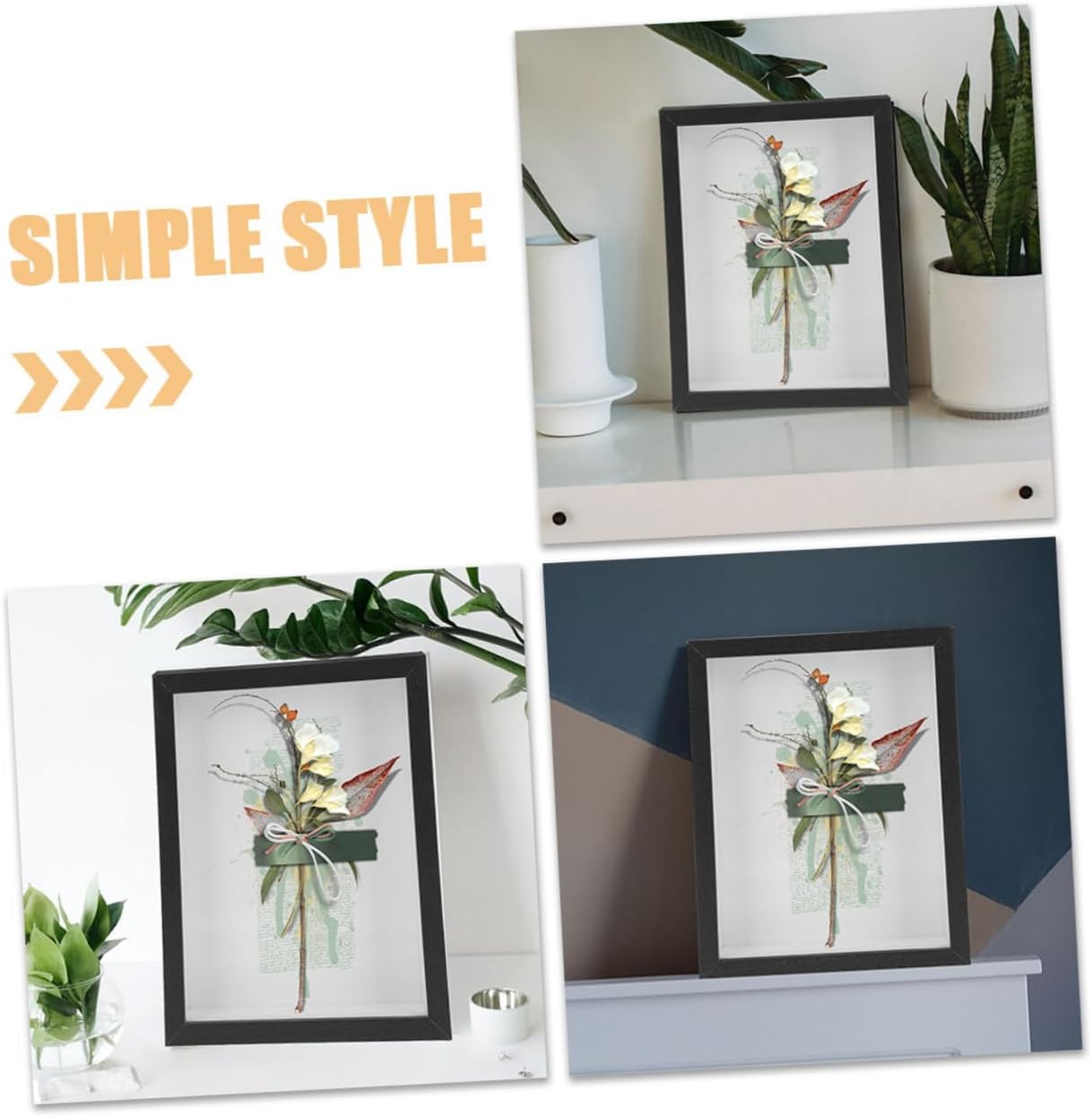 Cabilock Dried Flower Display Frame for Home Decor