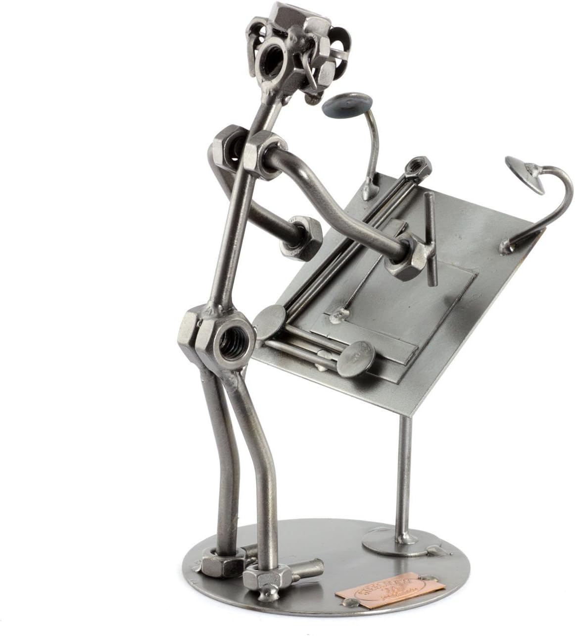 German Handmade Nuts and Bolts Sculpture Decor