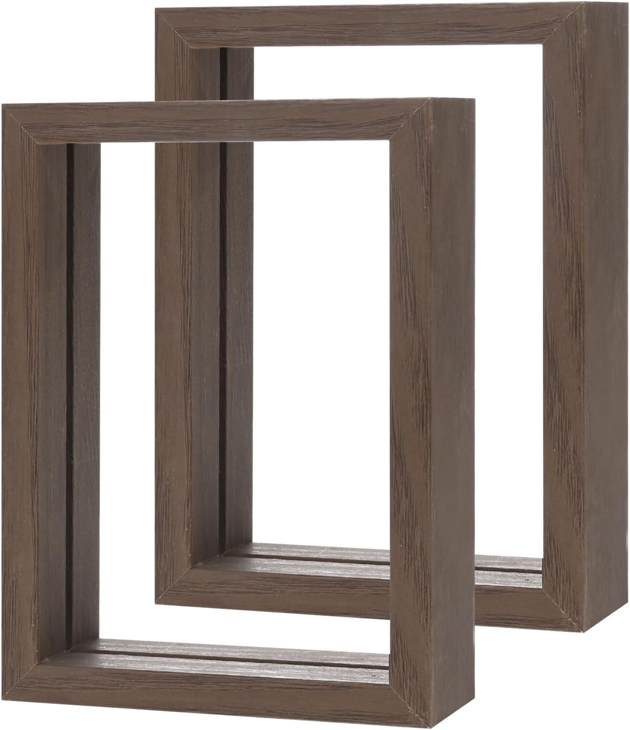 2-Pack Wooden Pressed Flower Frame with Acrylic Panels