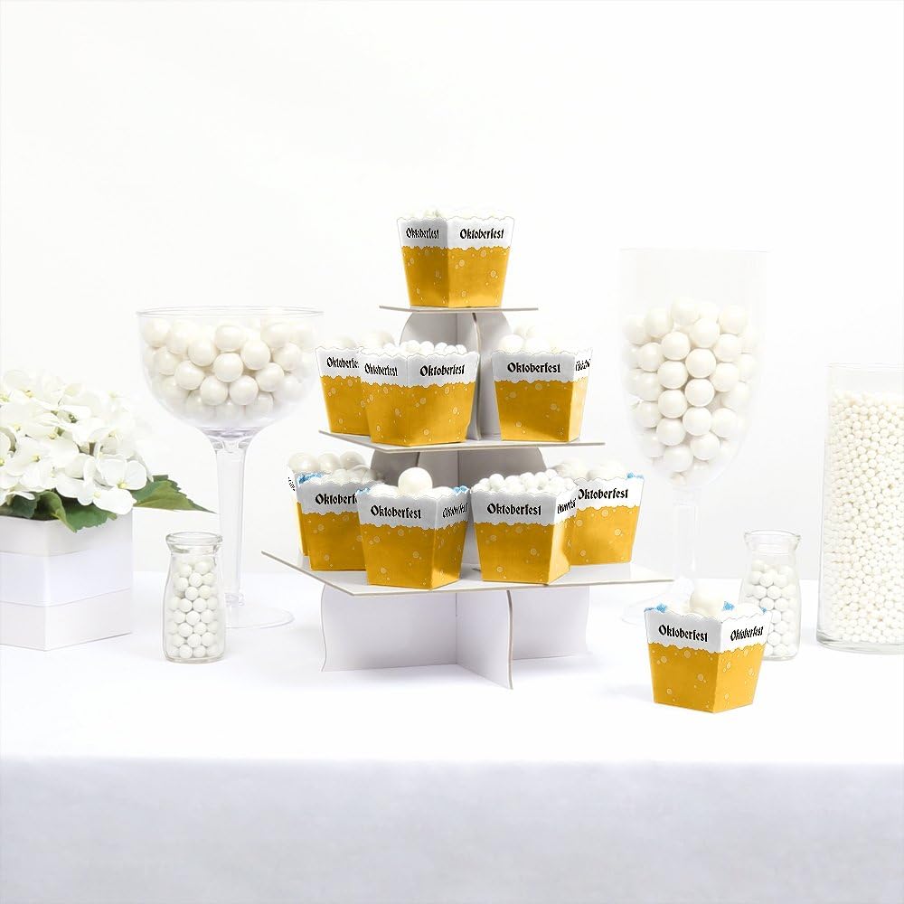 Big Dot of Happiness Oktoberfest Mini Favor Boxes - Set of 12