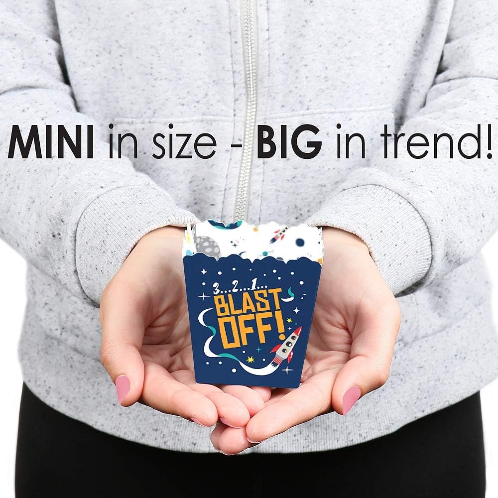 Blast Off to Outer Space Mini Candy Boxes Set of 12