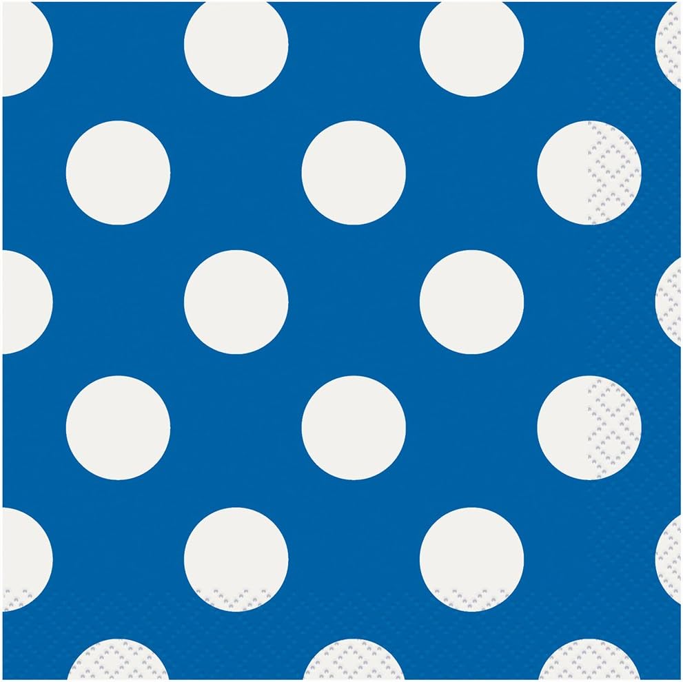 Unique Industries Polka Dot Beverage Napkins Pack of 40