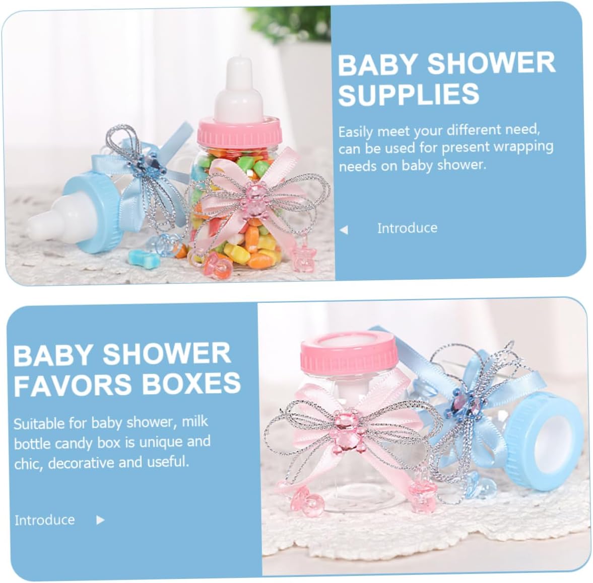 PRETYZOOM Shower Favors Candy Boxes