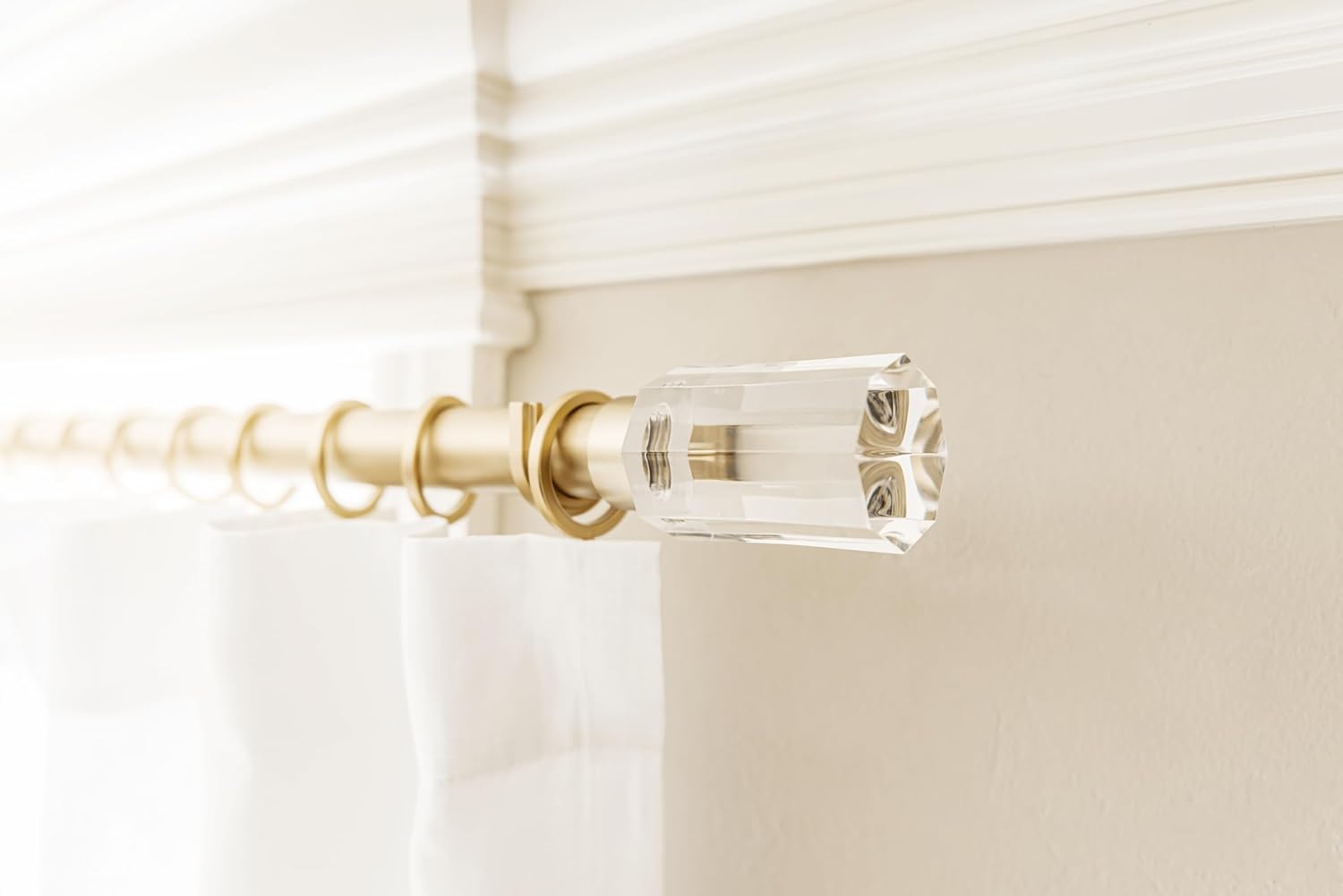 BlastHome Luxury Faceted Pillar Finials Set of Two