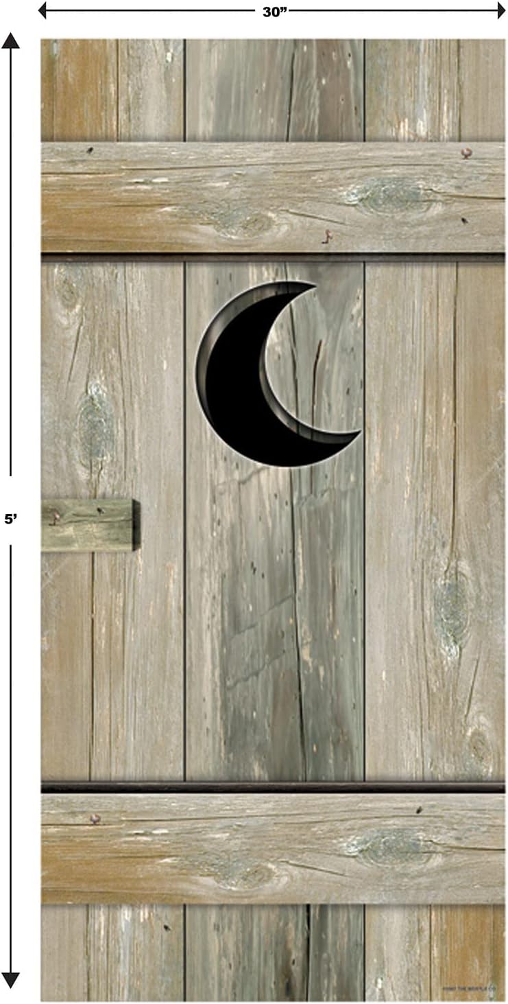 Beistle Western Outhouse Door Covers Set of 3 5x30