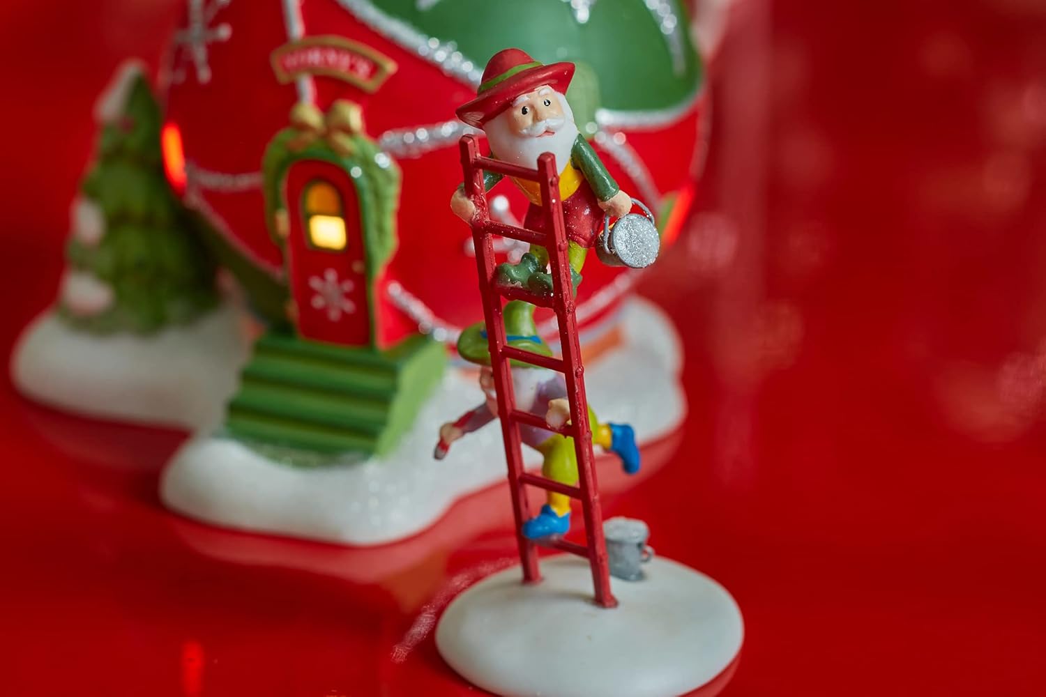 North Pole Village Sparkling Figurine 394 Inch
