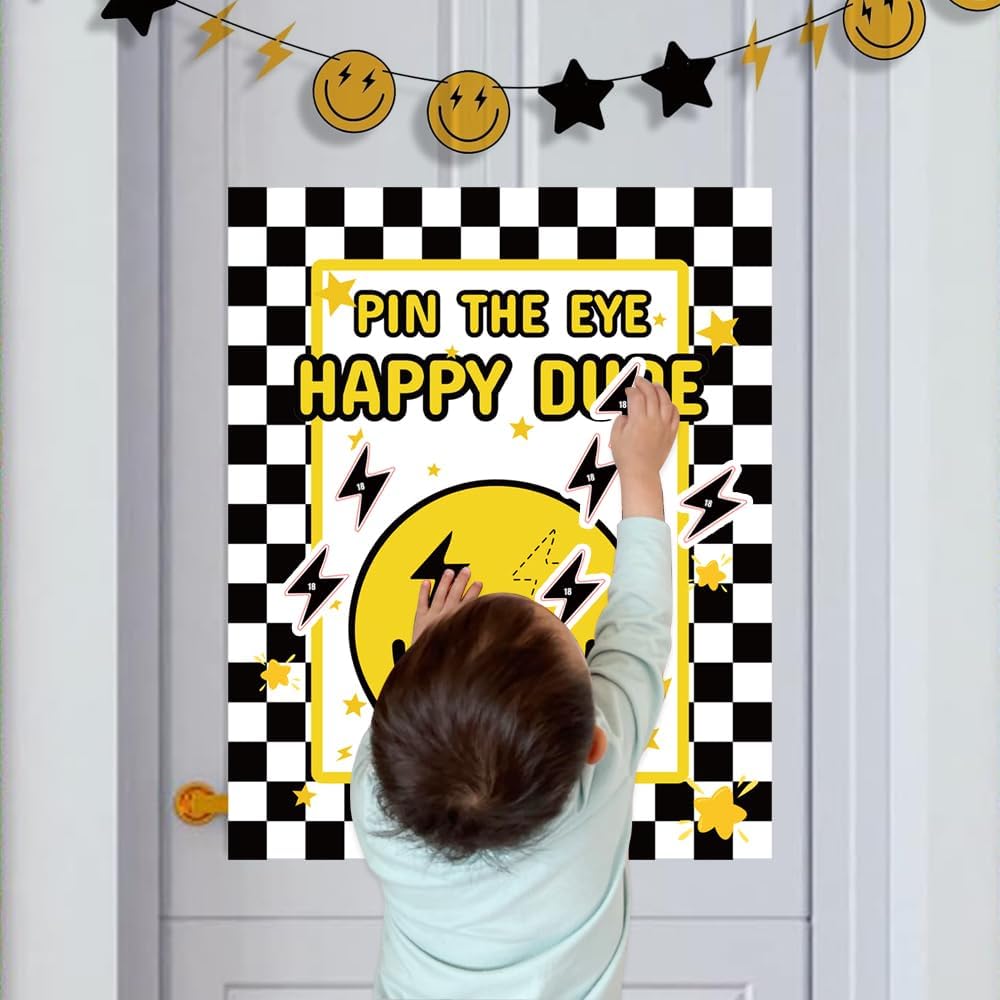 One Happy Dude Party Game with 24 Stickers