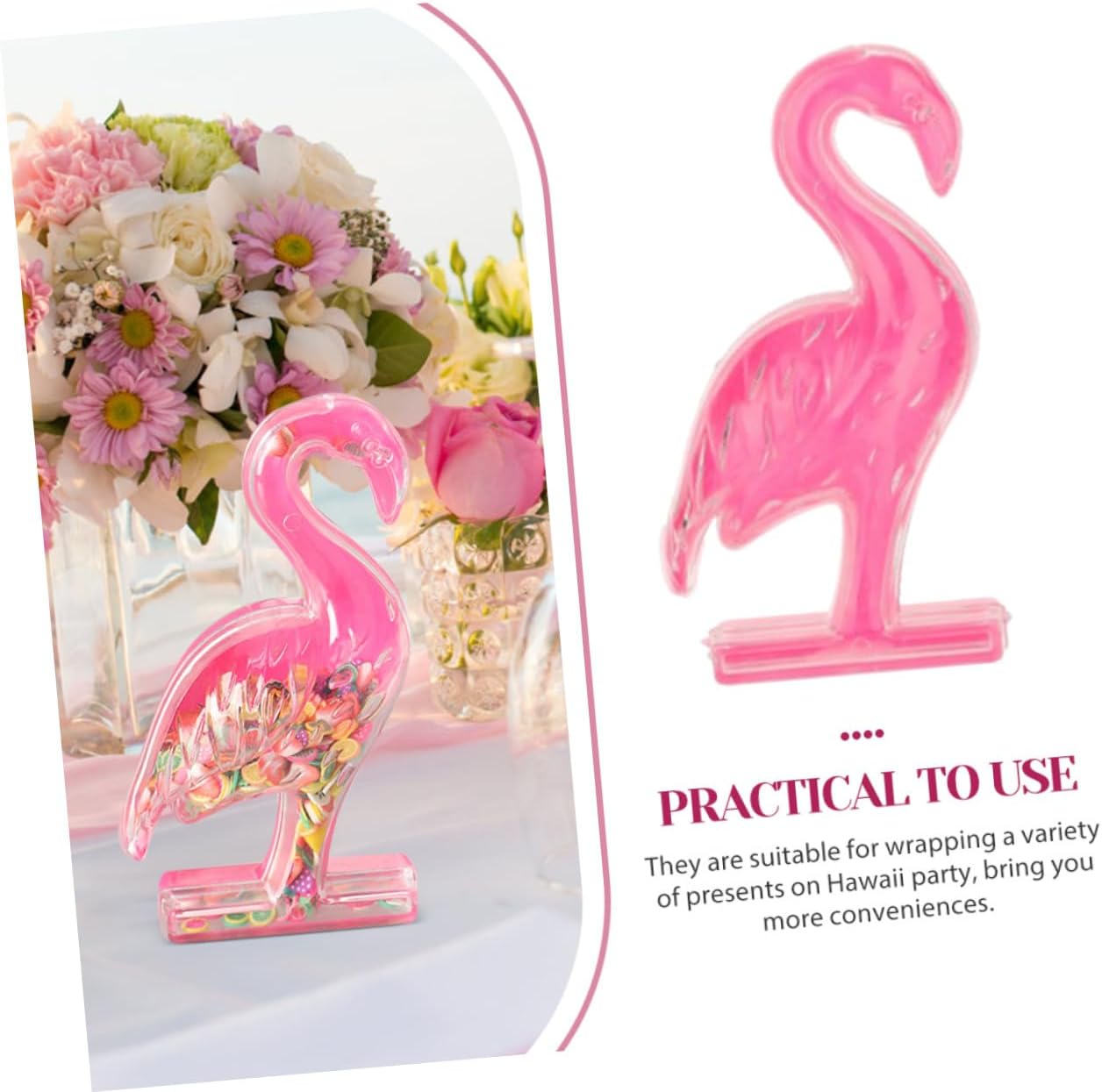 Cabilock 12pcs Flamingo Candy Boxes Treat Storage Wedding Favors