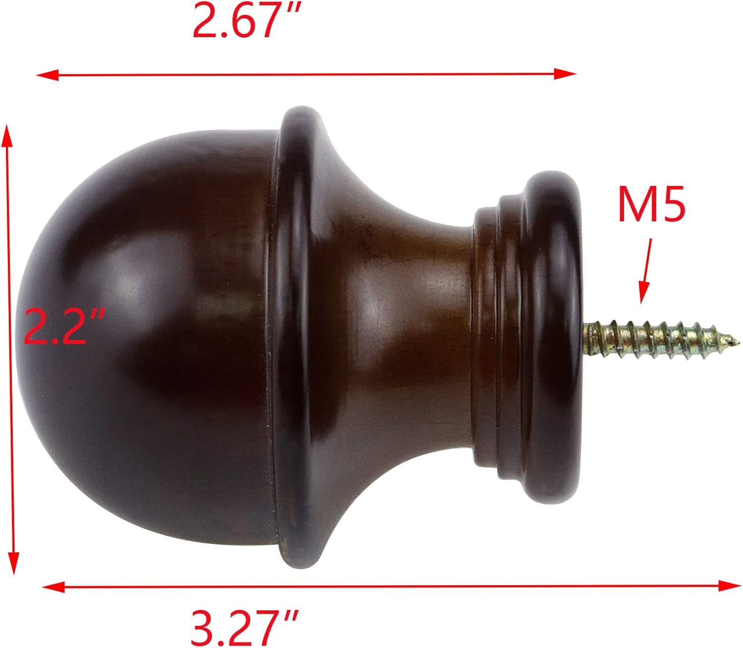 T Tulead Curtain Rod Holders Pack of 2
