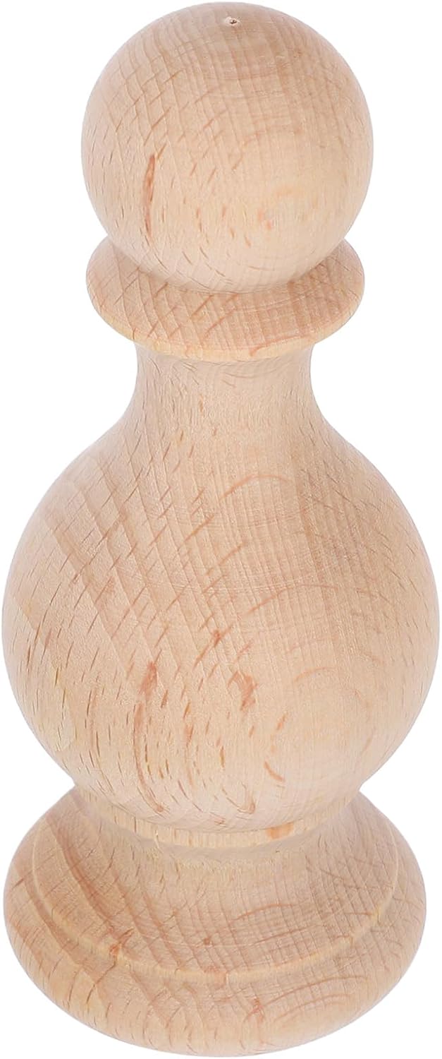 Unfinished Wood Finials for Bed Post and Curtain Rod