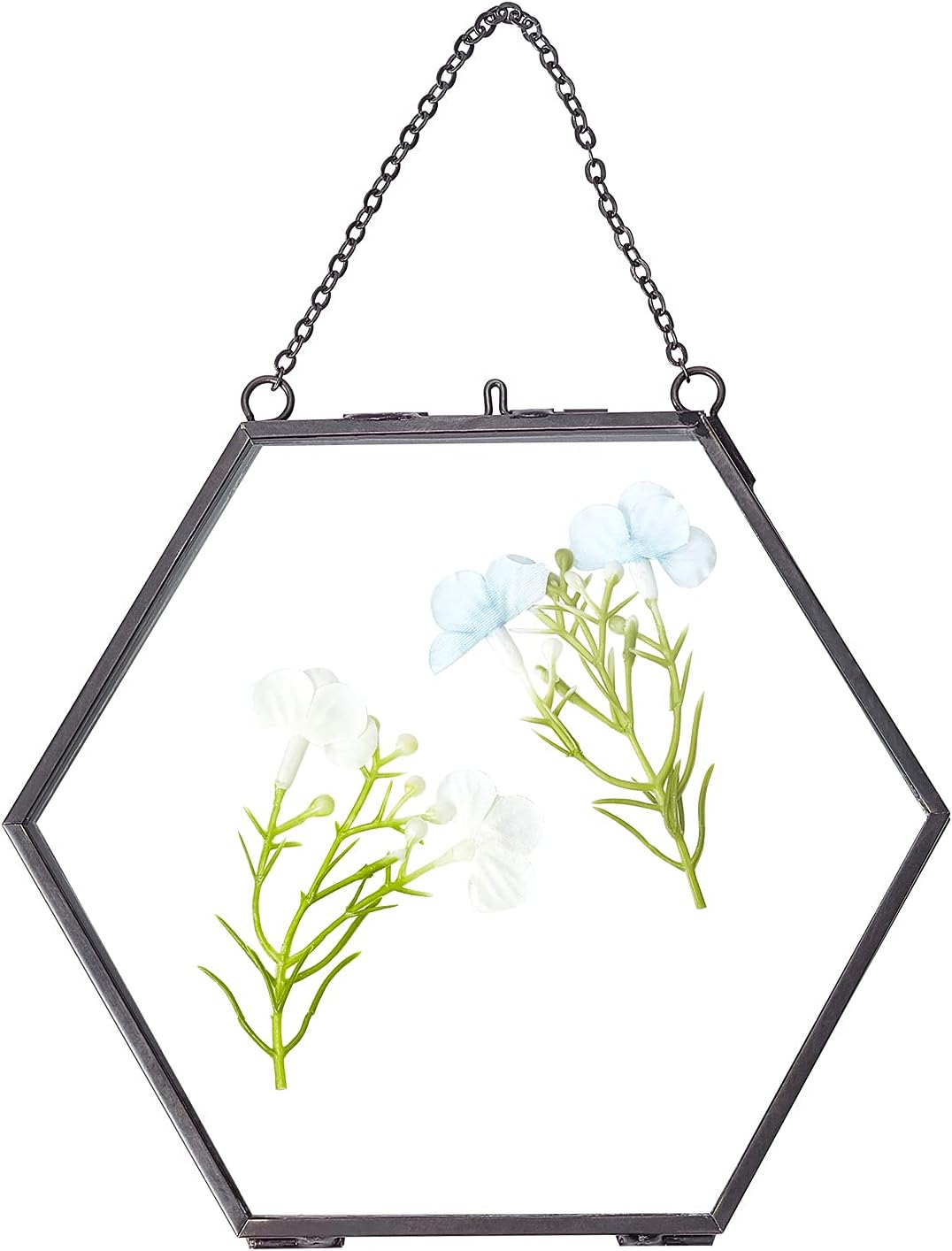FINGERINSPIRE Brass Hexagon Wall Frame 6x6 Inches