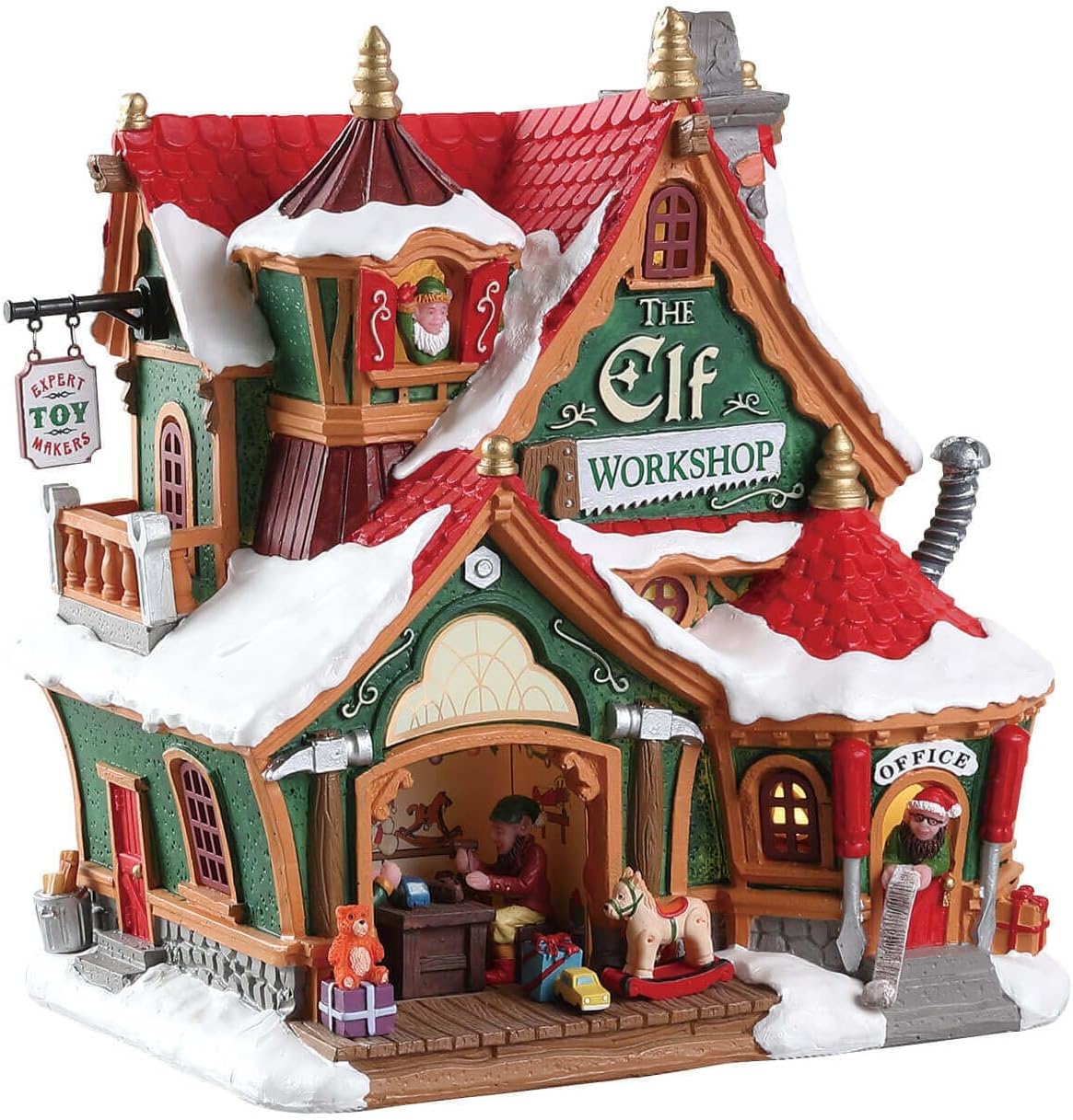 Lemax 75291 Elf Workshop Lighted Building