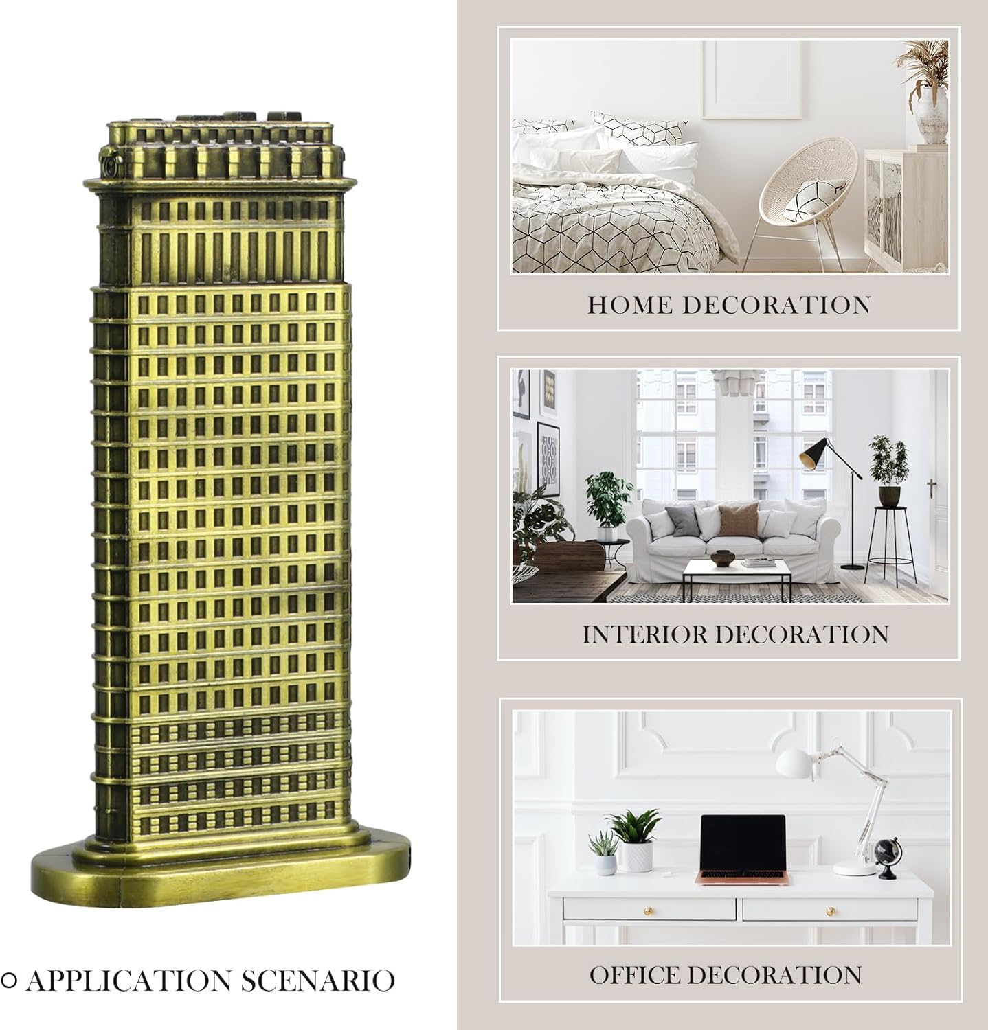 Homoyoyo New York Landmark Building Metal Model Statue