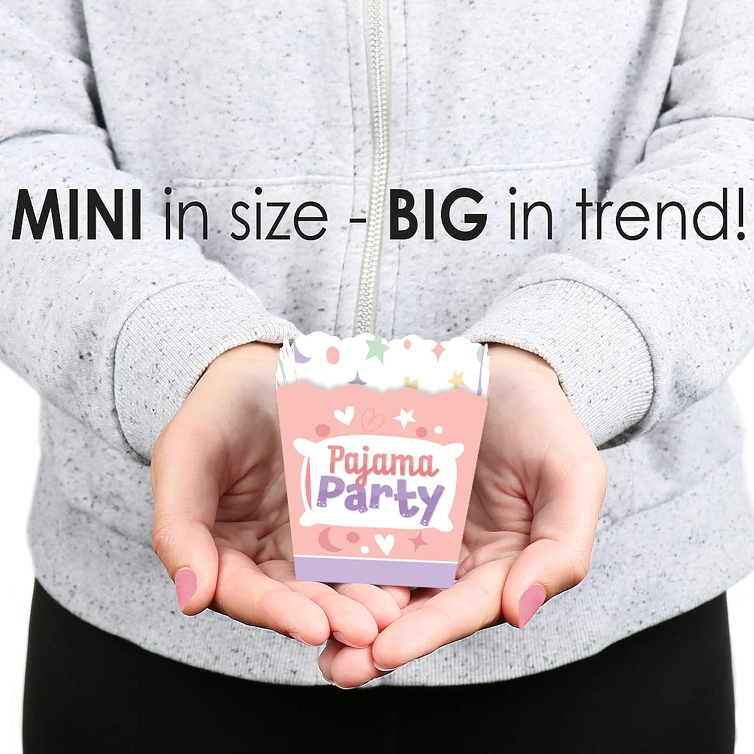 Big Dot of Happiness Pajama Party Candy Boxes Set of 12