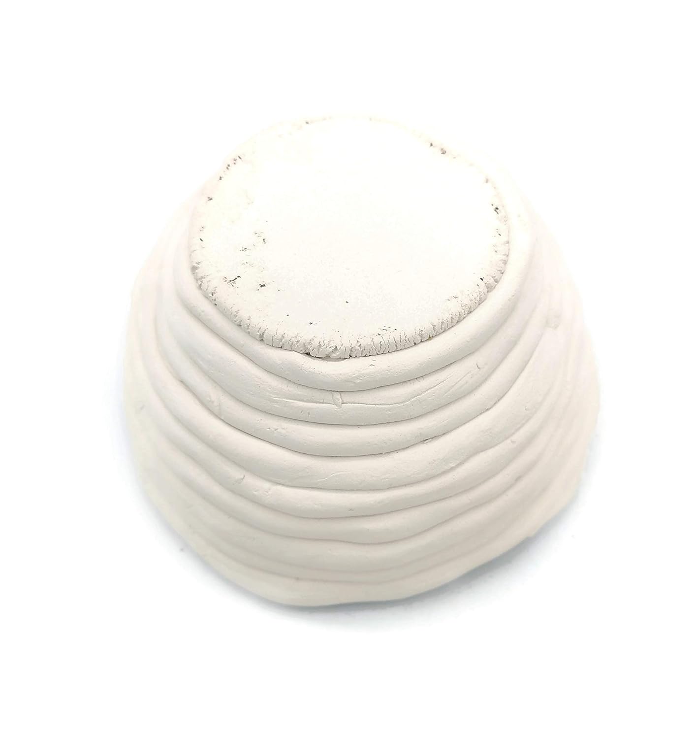 White Handmade Ceramic Candle Holder
