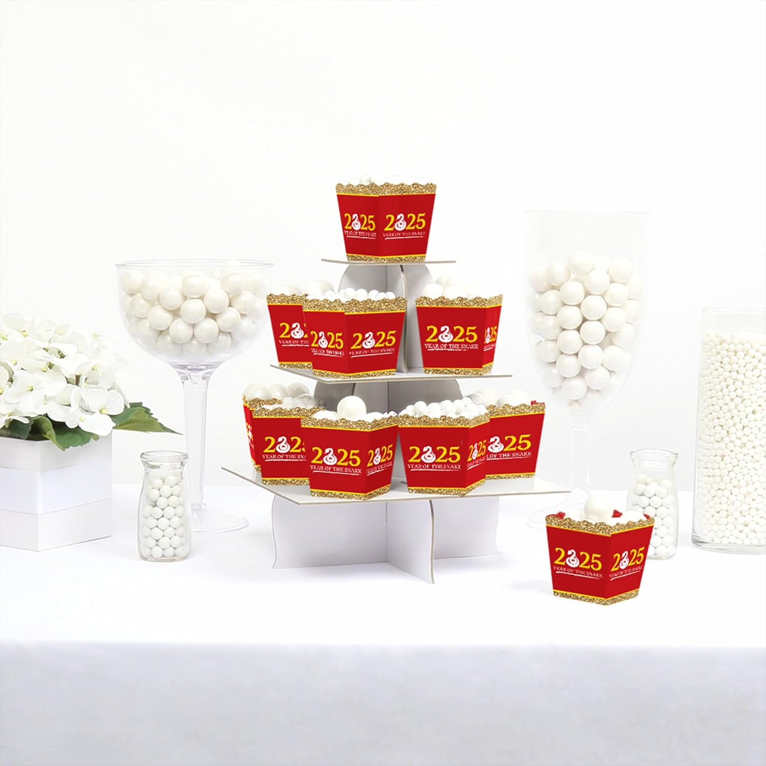 Big Dot of Happiness Party Mini Favor Boxes - Set of 12