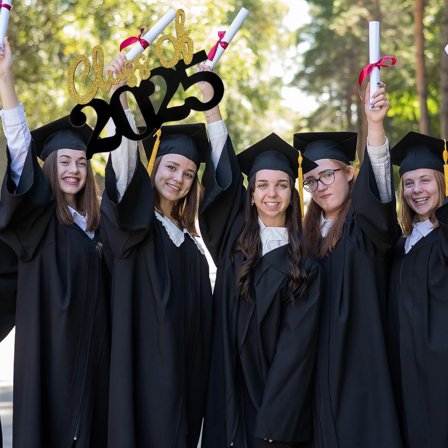 2025 Graduation Wooden Sign Gold 1575x984 Inches