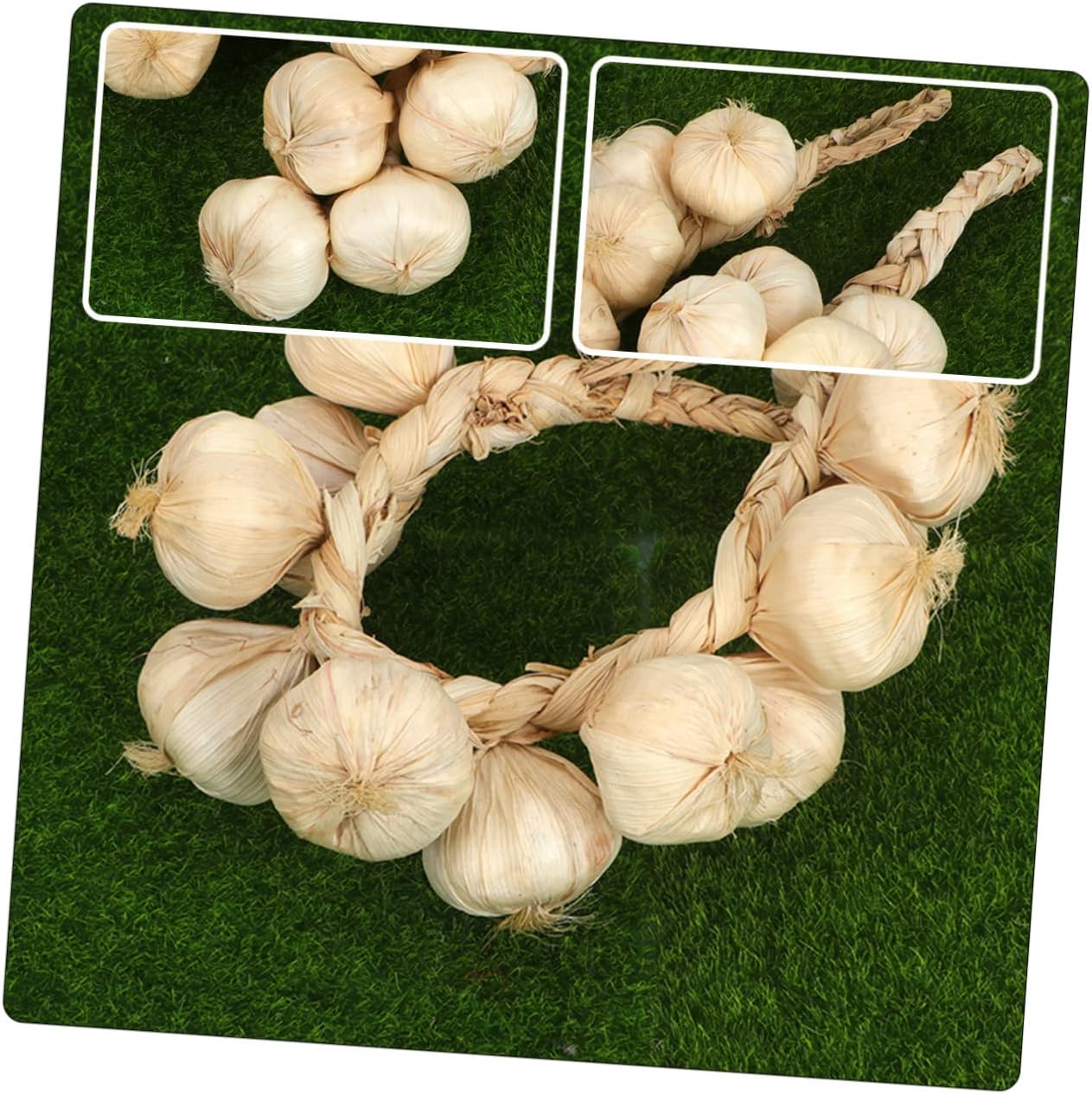 2Pcs Lifelike Artificial Garlic Strings Halloween Decor