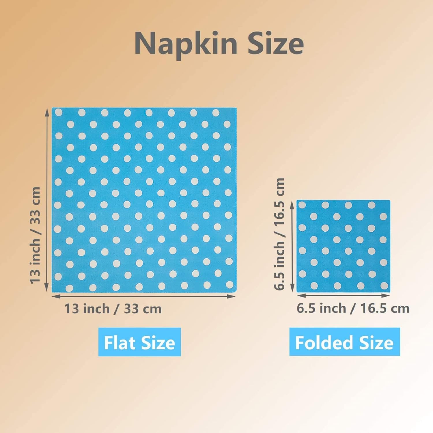 Jagrove 120 Pack Cocktail Napkins with Polka Dots