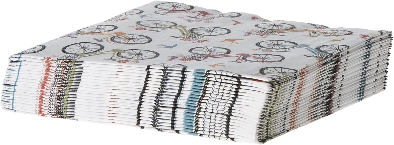 Boston International IHR 3-Ply Beverage Napkins 5x5 20 Count