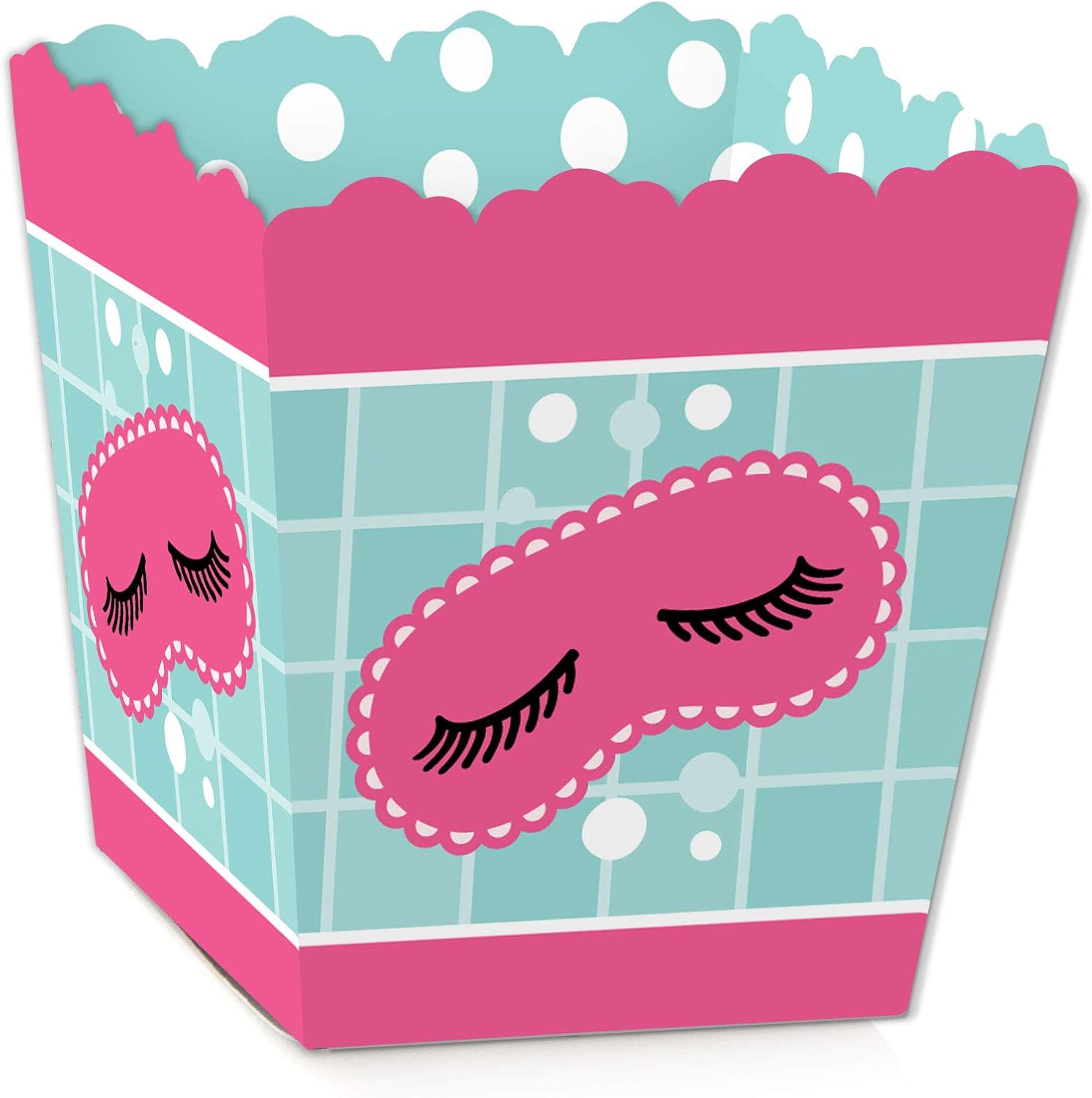 Big Dot of Happiness Spa Day Party Favor Boxes Set of 12