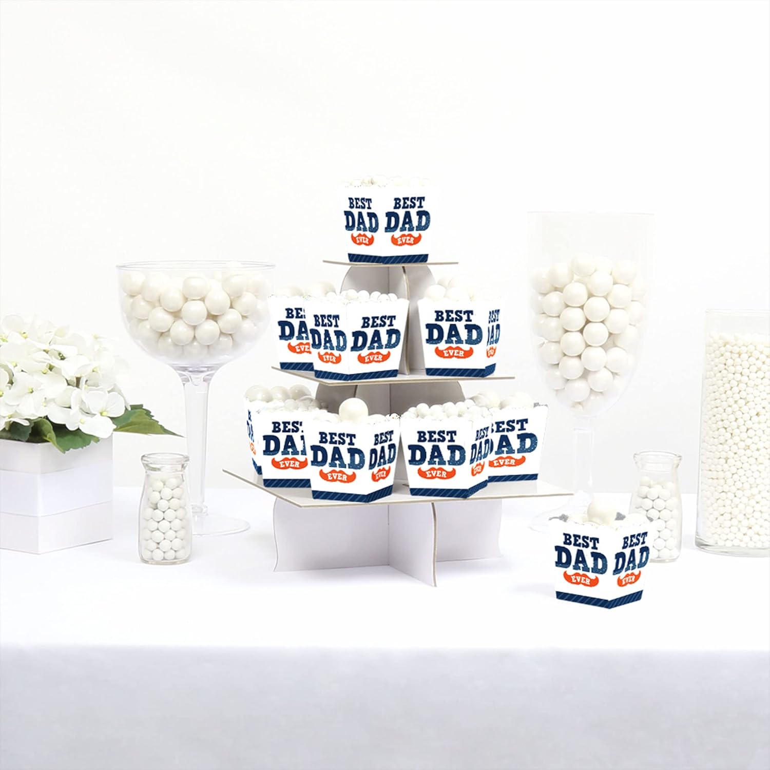 Big Dot of Happiness Happy Fathers Day Mini Candy Boxes Set of 12