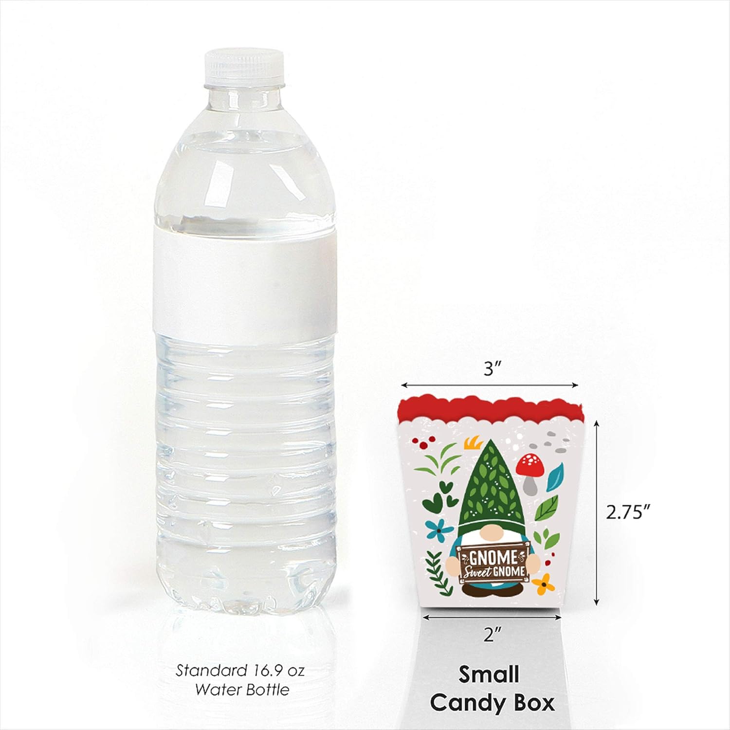 Big Dot of Happiness Garden Gnomes Party Favor Boxes Set of 12